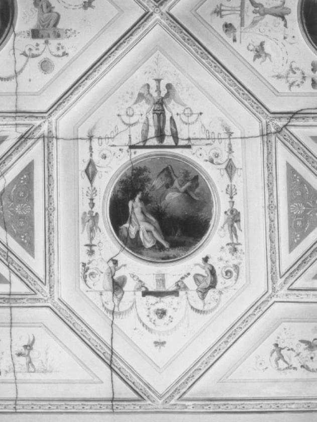 Amore consola Psiche - di Pietro Moro, decorazioni di Borsato, Palazzo Duse Masin